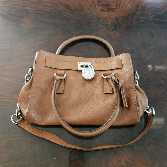 MICHAEL Michael Kors Hamilton Satchel Brown - Picture 5 of 5